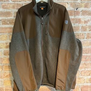 Eddie Bauer Men's Brown and Gray Lightweight Jacket 2XL